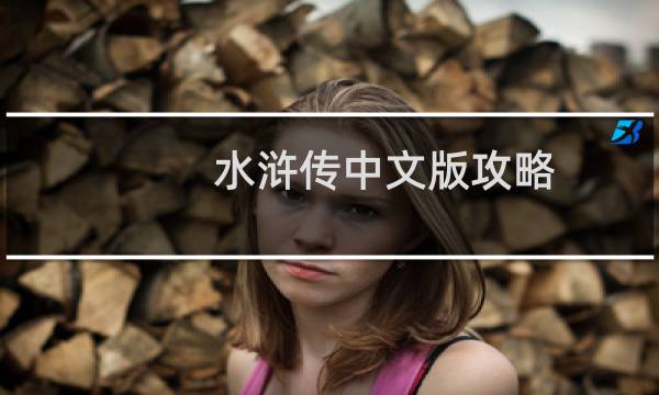 水浒传中文版攻略