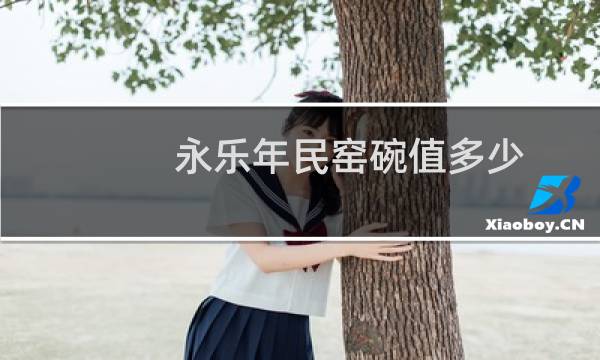 永乐年民窑碗值多少