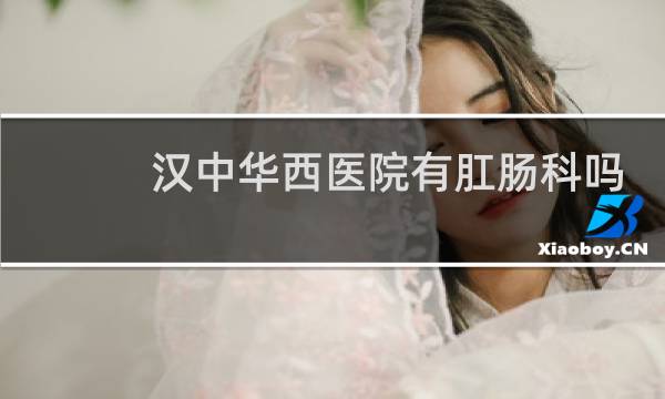 汉中华西医院有肛肠科吗
