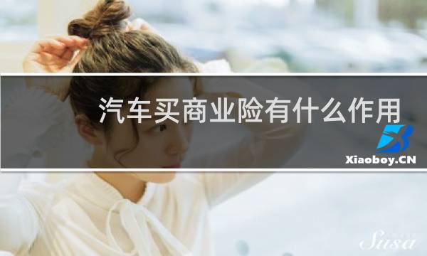 汽车买商业险有什么作用