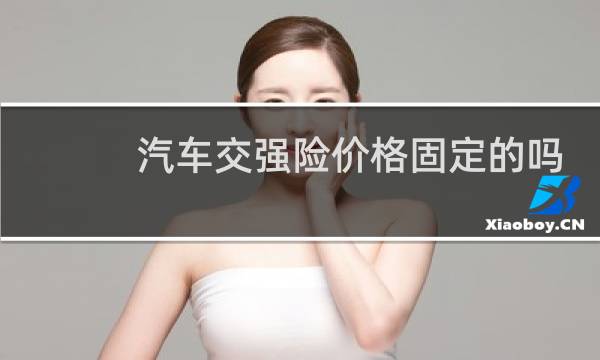 汽车交强险价格固定的吗