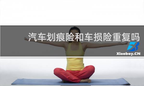 汽车划痕险和车损险重复吗