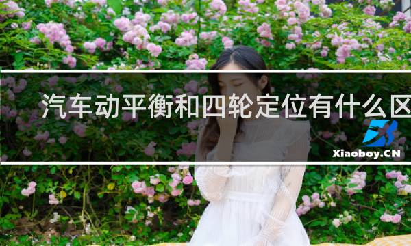 汽车动平衡和四轮定位有什么区别