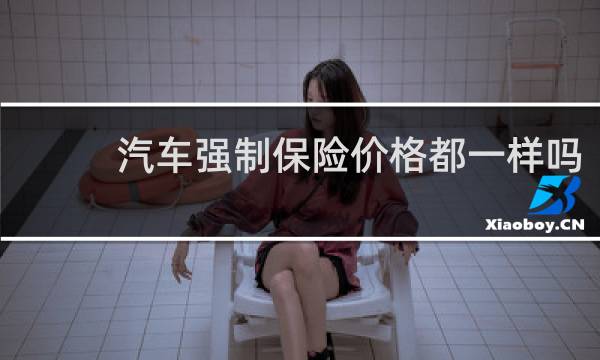汽车强制保险价格都一样吗
