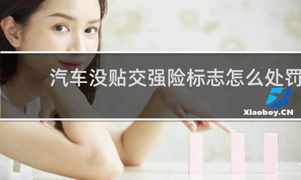 汽车没贴交强险标志怎么处罚