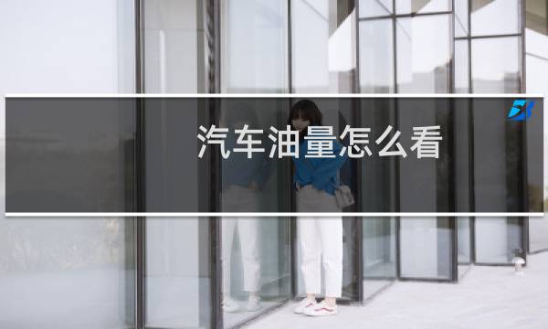 汽车油量怎么看