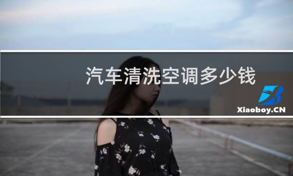 汽车清洗空调多少钱
