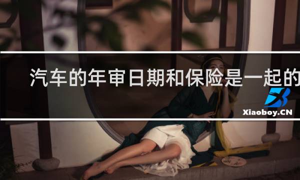 汽车的年审日期和保险是一起的吗
