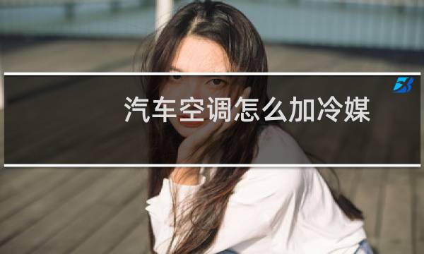 汽车空调怎么加冷媒