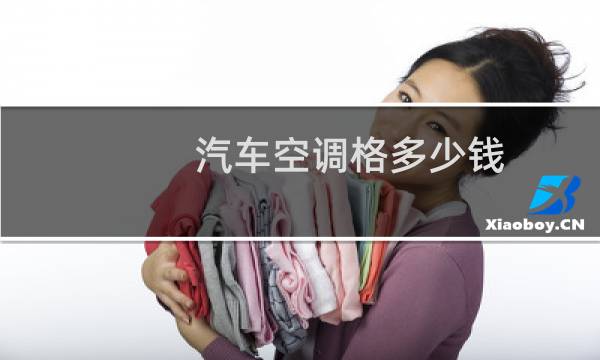 汽车空调格多少钱