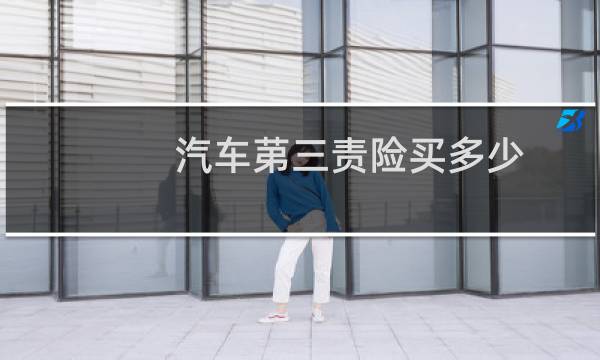汽车苐三责险买多少