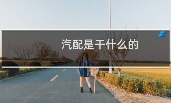 汽配是干什么的