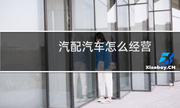 汽配汽车怎么经营