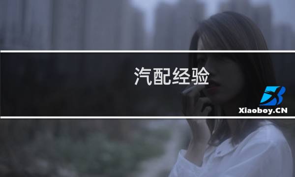 汽配经验