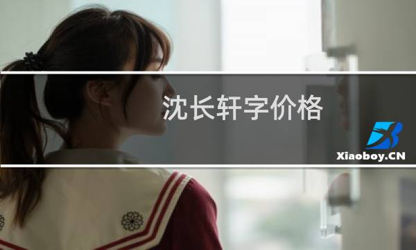 沈长轩字价格