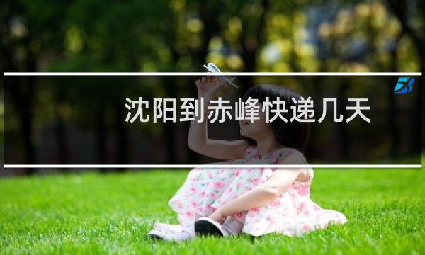 沈阳到赤峰快递几天