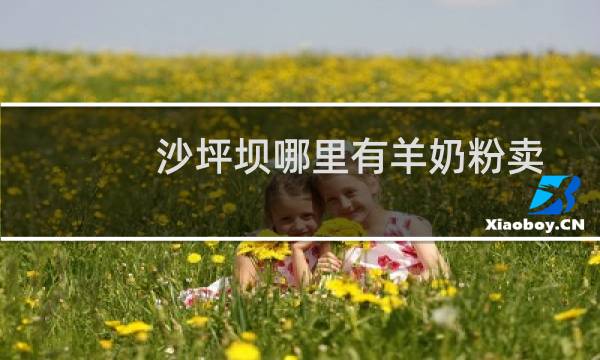 沙坪坝哪里有羊奶粉卖