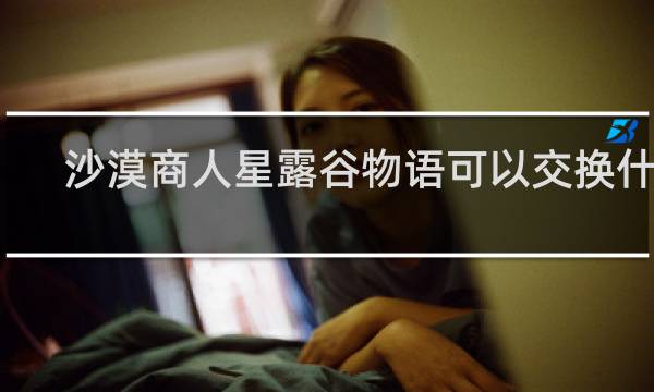 沙漠商人星露谷物语可以交换什么