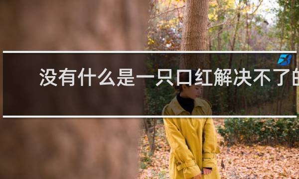 没有什么是一只口红解决不了的