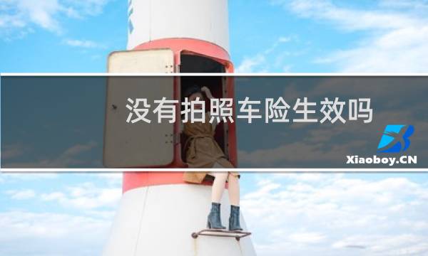 没有拍照车险生效吗