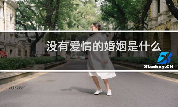 没有爱情的婚姻是什么