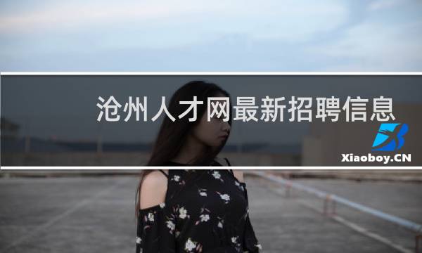 沧州人才网最新招聘信息