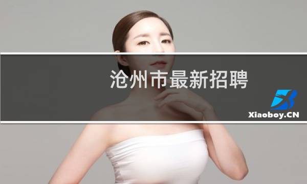 沧州市最新招聘