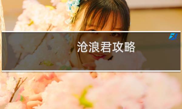 沧浪君攻略