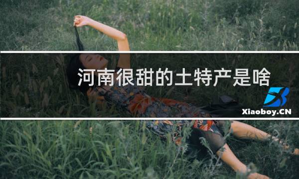 河南很甜的土特产是啥