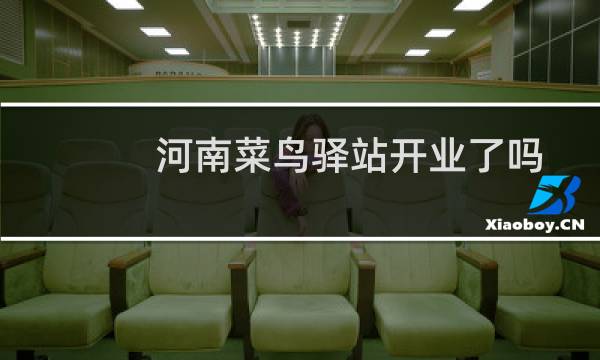 河南菜鸟驿站开业了吗
