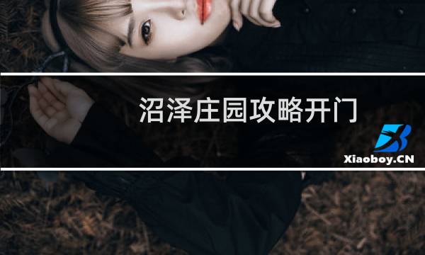 沼泽庄园攻略开门