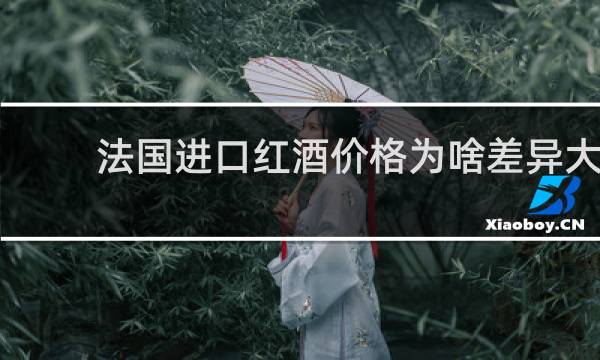 法国进口红酒价格为啥差异大