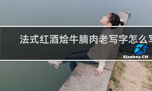 法式红酒烩牛腩肉老写字怎么写