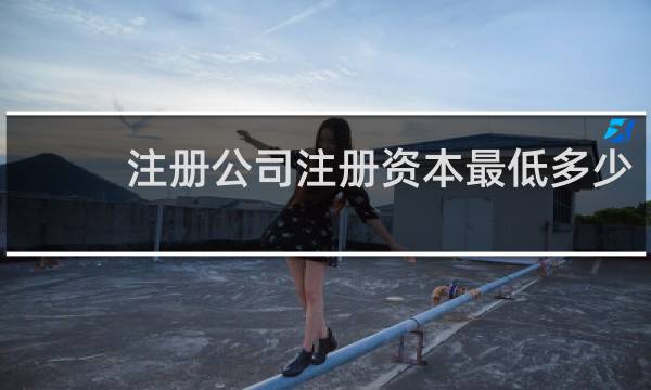 注册公司注册资本最低多少