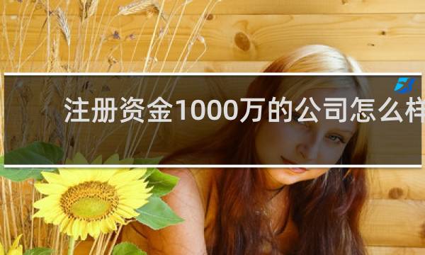 注册资金1000万的公司怎么样