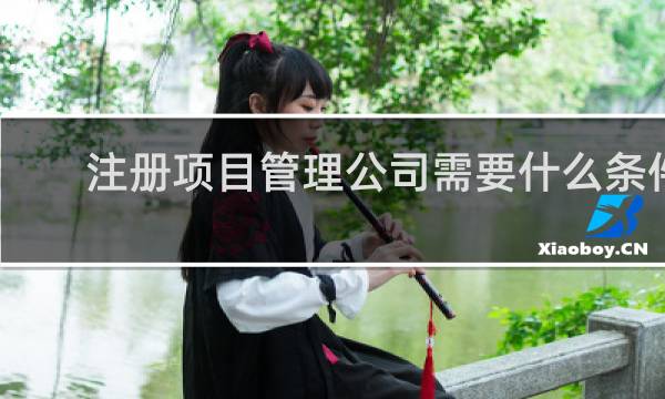 注册项目管理公司需要什么条件