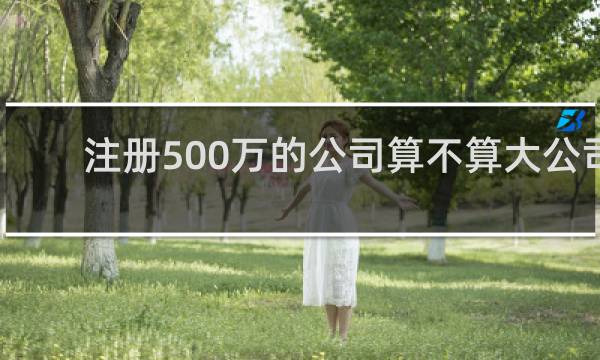 注册500万的公司算不算大公司