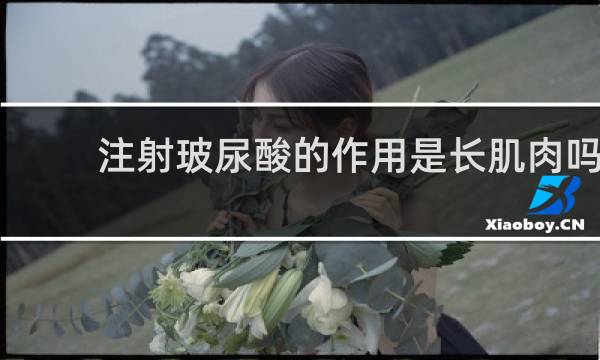 注射玻尿酸的作用是长肌肉吗