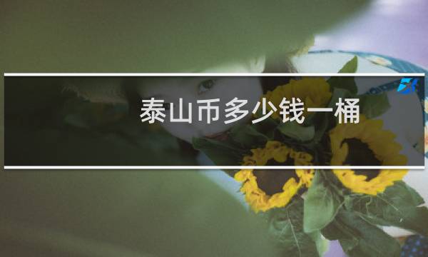 泰山币多少钱一桶