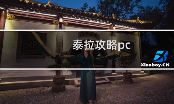 泰拉攻略pc