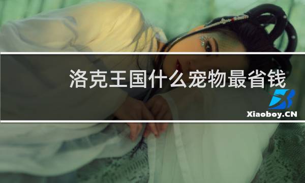 洛克王国什么宠物最省钱