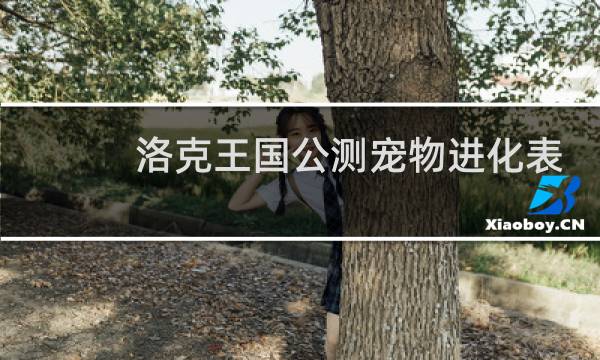 洛克王国公测宠物进化表