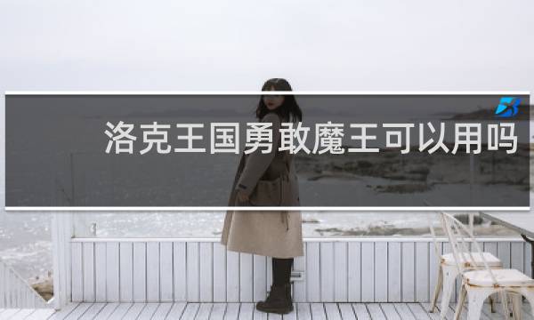 洛克王国勇敢魔王可以用吗