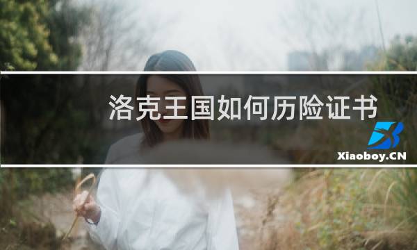 洛克王国如何历险证书