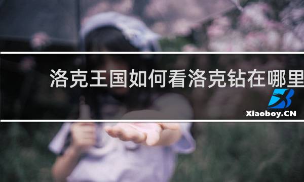 洛克王国如何看洛克钻在哪里