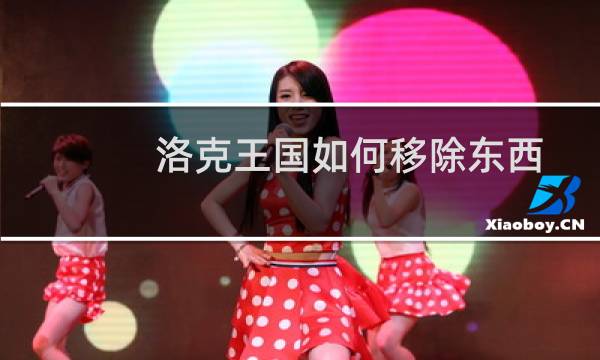 洛克王国如何移除东西