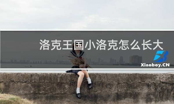 洛克王国小洛克怎么长大
