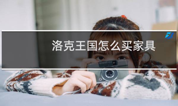 洛克王国怎么买家具