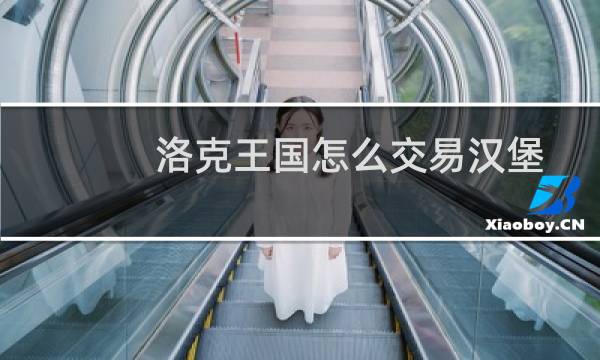 洛克王国怎么交易汉堡