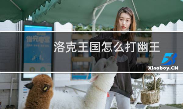 洛克王国怎么打幽王